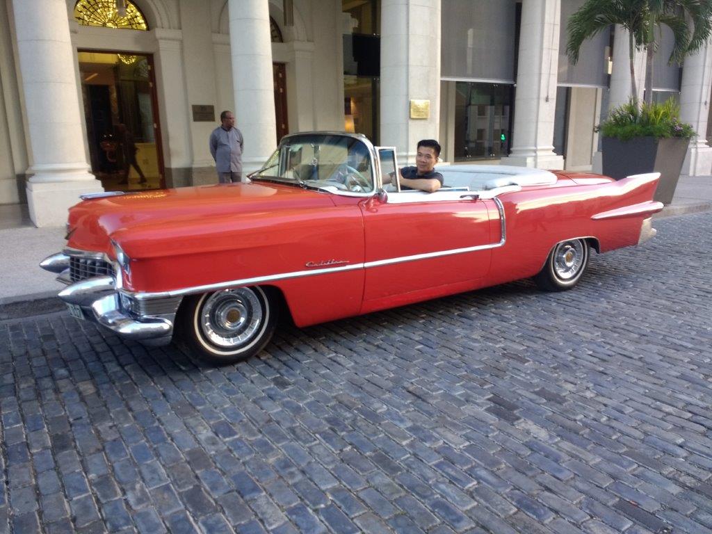 american classics car cadillacs havana tour group Vietnamese